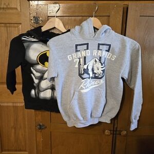 Gildan Gray Rhino Graphic Kids Hoodie